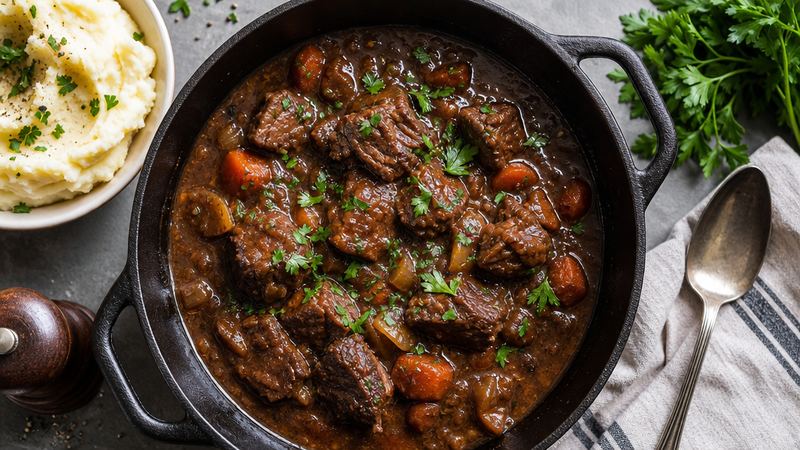 Slowcooker-stoofvlees