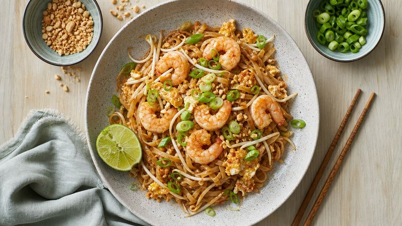 Garnalen pad thai