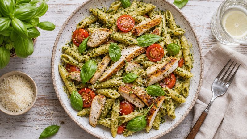 Pasta pesto