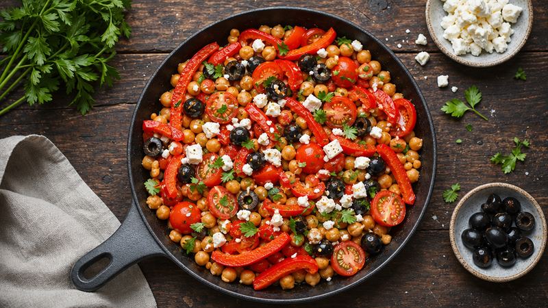 Mediterrane kikkererwtenpan