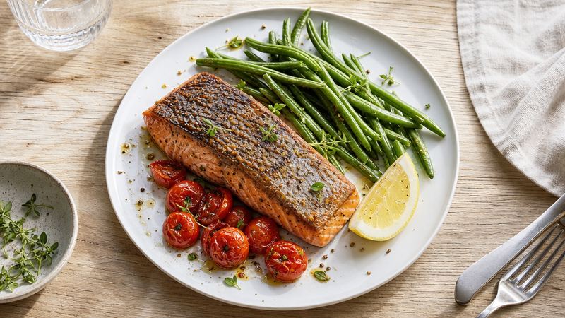Zalm uit de oven