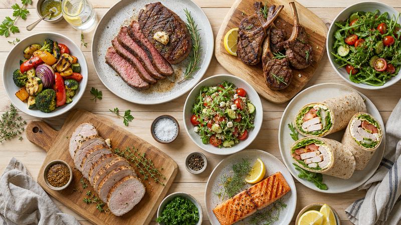 Vlees & Vis Weekmenu: Eiwitrijk en Verzadigend