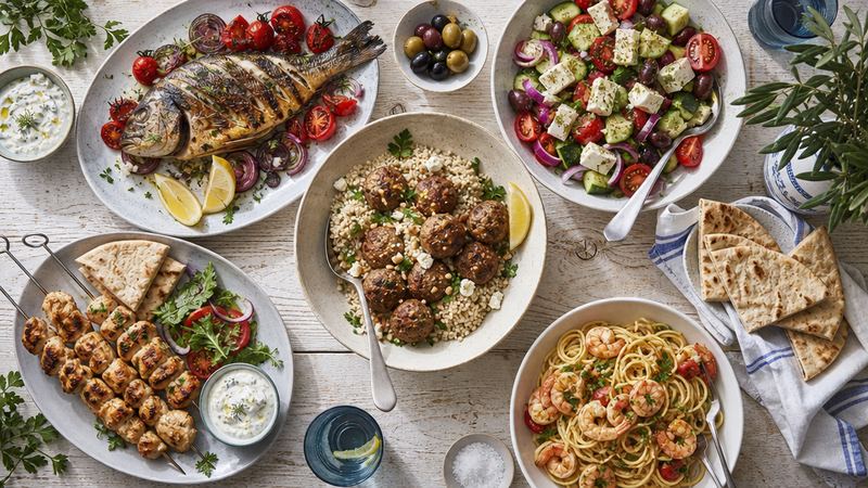 Mediterraan Weekmenu: Olijfolie, Kruiden en Verse Vis